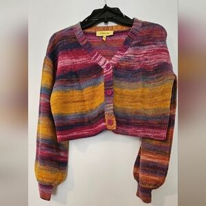 Circus NY Cardigan Sweater Button Long Sleeve Variable Colors Size L
